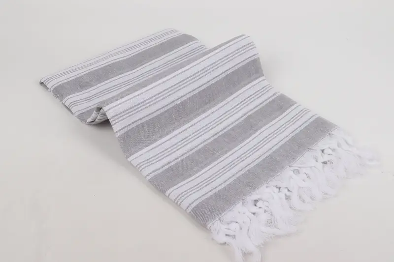 Personalized Bridesmaid Gift, Personalized Gift For Him, Large Turkish Towel, 70x40 Cotton Striped Towel, Bachelor Bachelorette Party Favors - 6