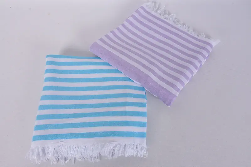 68x40 Cotton Striped Towel, Thin towel, Custom Towel, Embroidery Towel, Gift For Him, Personalized Gift For Her, Customized Turkish Towel - 6