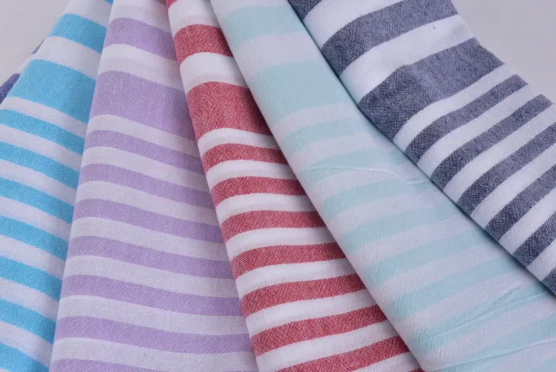 68x40 Cotton Striped Towel, Thin towel, Custom Towel, Embroidery Towel, Gift For Him, Personalized Gift For Her, Customized Turkish Towel - 5