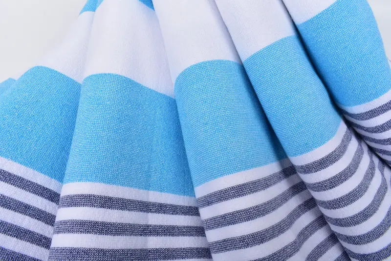 Wedding Favors, Family Gift, Pool Towels, Bridesmaid Gifts, Organic towel, Bridesmaid Towel, Scarf Towel, 68x36 Cotton Striped Terry Towel - 5