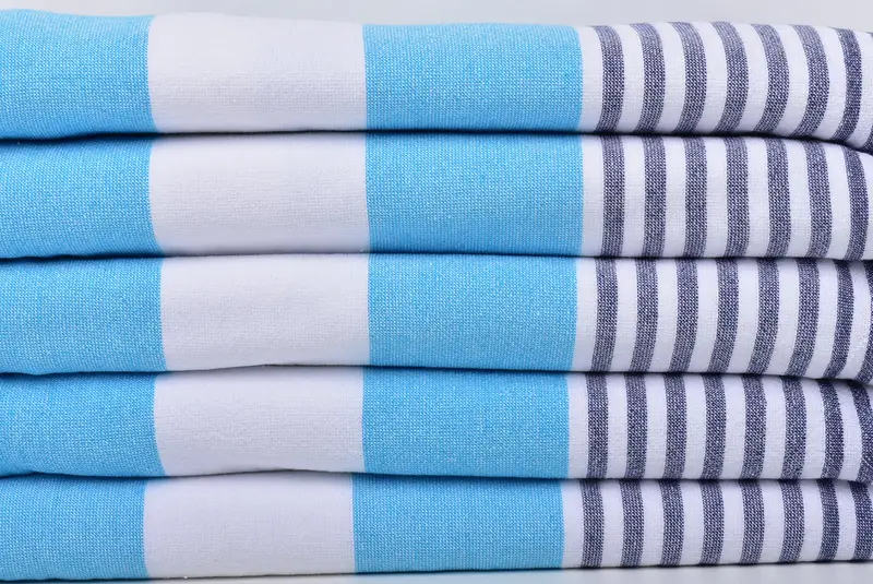 Wedding Favors, Family Gift, Pool Towels, Bridesmaid Gifts, Organic towel, Bridesmaid Towel, Scarf Towel, 68x36 Cotton Striped Terry Towel - 2
