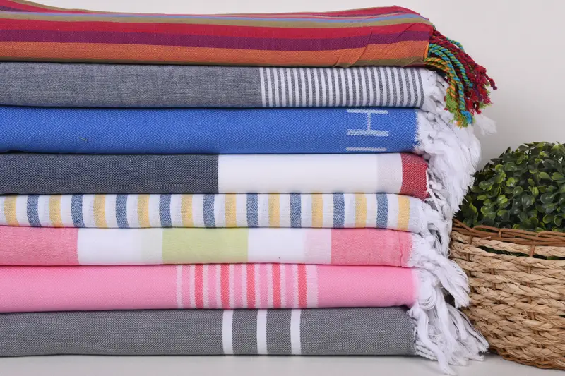 Bridal Shower Gift, Guest Towel, Turkish Beach Towel Bulk, Gifts For Him, 70x40 Cotton Set of 8 Towel, Bachelorette Party Gift, Bachelor Party Gifts - 2