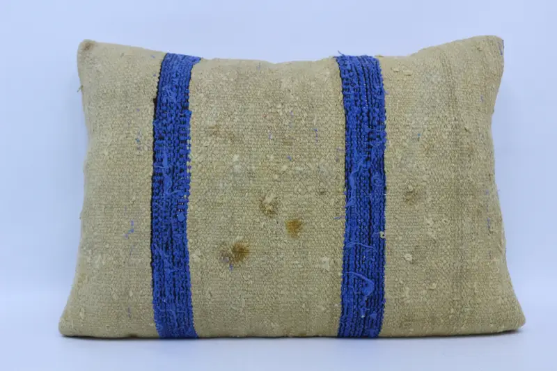 Gift Pillow, Cushion, Neutral Pillow Cover, 20x28 Beige Cushion, Vintage Pillow, Throw Kilim Pillow, Designer Throw Cushion Case - 1