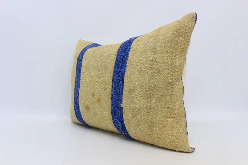 Gift Pillow, Cushion, Neutral Pillow Cover, 20x28 Beige Cushion, Vintage Pillow, Throw Kilim Pillow, Designer Throw Cushion Case - 4