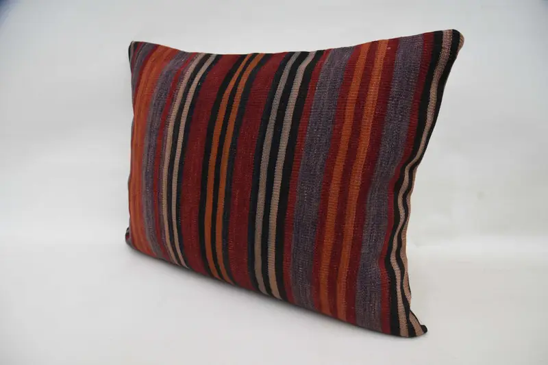 Kilim Pillow Cover, 20x28 Red Pillow Cover, Home Decor Pillow, Cushion, Personalized Gift Pillow Cushion Cover, Vintage Kilim Pillow - 5