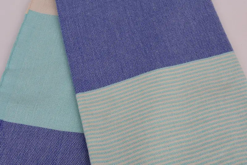 Strandtuch, 70x40 Baumwollstreifenhandtuch, türkisches Fouta -Handtuch für den Außengebrauch, Luxustuch, Peshtemal, Hochzeitstuch, türkisches Handtuch USA, Schalentuch - 5