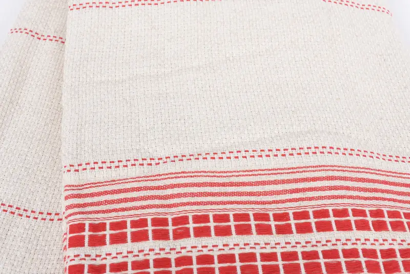 Woven Throw Blanket, Personalized Home Gift Wedding, Grandma Gift, Bridal Shower Gift, 96x94 Linen Striped Towel, Bachelorette Party Favors - 4