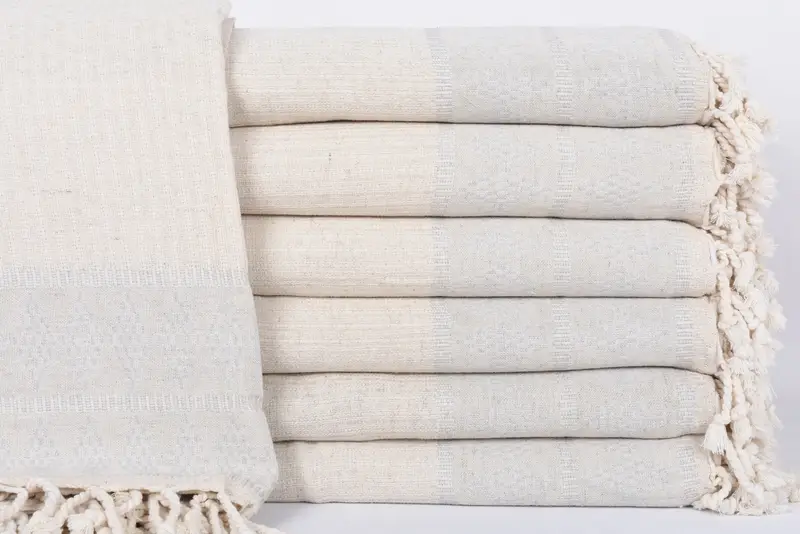 Valentines Day Gift For Him, Shower Curtain, 100x88 Linen Kilim Design Towel, Wedding Favors, Best Wedding Gift, Woven Blanket, Personalized Blanket