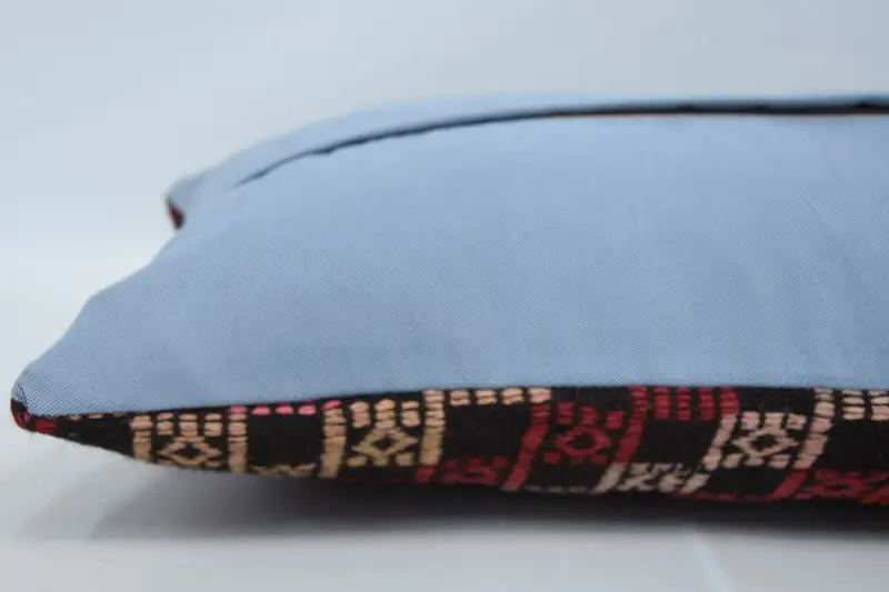 Boho Pillow, Yoga Pillow Sham, Cushion Case, Pet Pillow Case, 16x48 Red Pillow Case, Turkish Pillow, Nomadic Pillow Case, Throw Kilim Pillow - 6