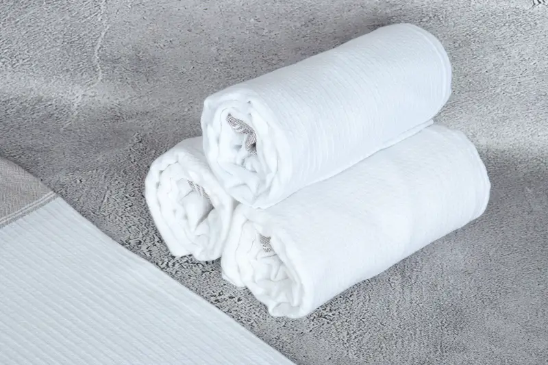 Handmade Gift, 70x36 Cotton Striped Towel, Fouta towel, Cotton towel, Mother Of The Groom Gift, Organic cotton peshtemal for spa and beach - 8