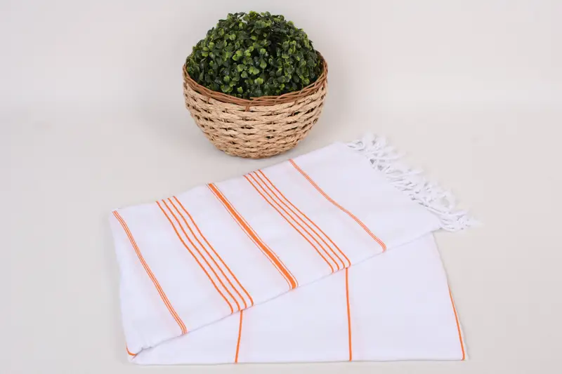 Baby Boy Gift, 70x40 Cotton Striped Towel, Unique Turkish towel with custom embroidery USA, Summer Gift, Large Turkish Towel, Gift For Him - 4