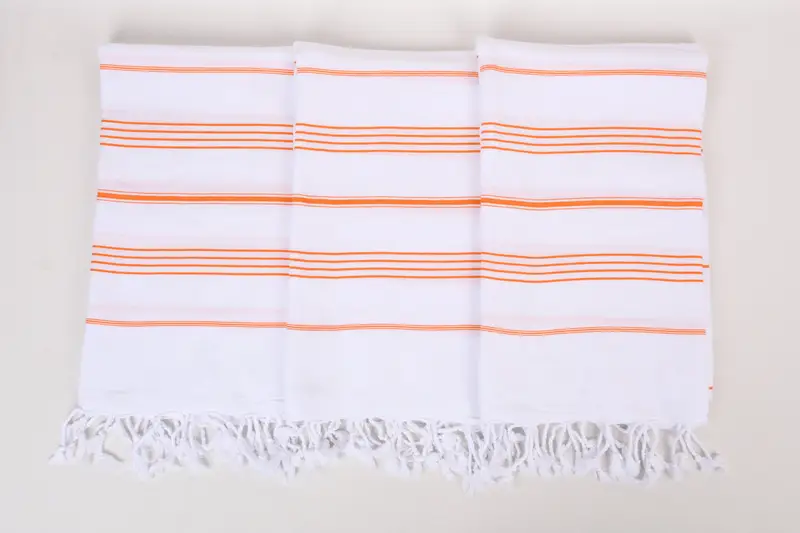 Baby Boy Gift, 70x40 Cotton Striped Towel, Unique Turkish towel with custom embroidery USA, Summer Gift, Large Turkish Towel, Gift For Him - 7