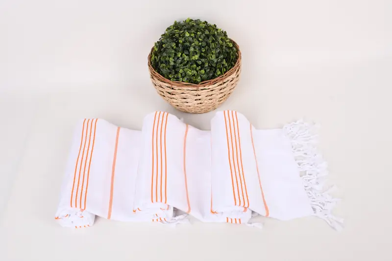 Baby Boy Gift, 70x40 Cotton Striped Towel, Unique Turkish towel with custom embroidery USA, Summer Gift, Large Turkish Towel, Gift For Him - 8