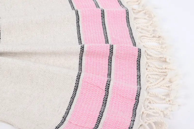 Wedding Anniversary Gift, Hammam towel, Unique Gift, 70x36 Linen Striped Towel, Best Friend Gift, Custom Wedding Gift From Bridesmaid, Wedding Gift - 8
