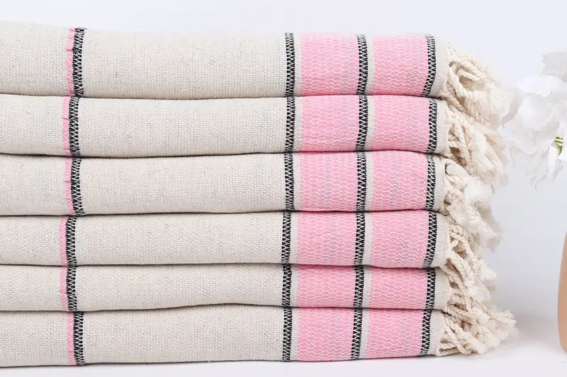 Wedding Anniversary Gift, Hammam towel, Unique Gift, 70x36 Linen Striped Towel, Best Friend Gift, Custom Wedding Gift From Bridesmaid, Wedding Gift - 3