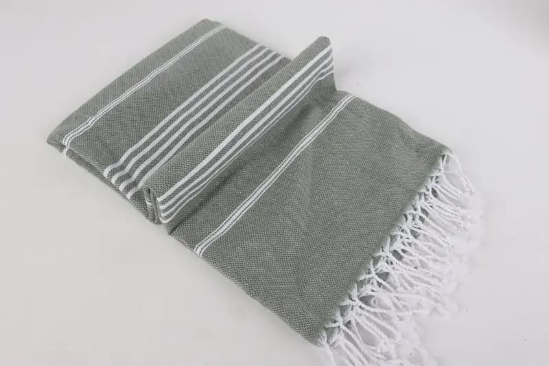Turkish Bath Towel Set, 70x40 Cotton Striped Towel, Thin towel, Wedding Gifts Towel, Gift For The Home Decor, Gift For Boyfriend, Quick-dry towel - 6