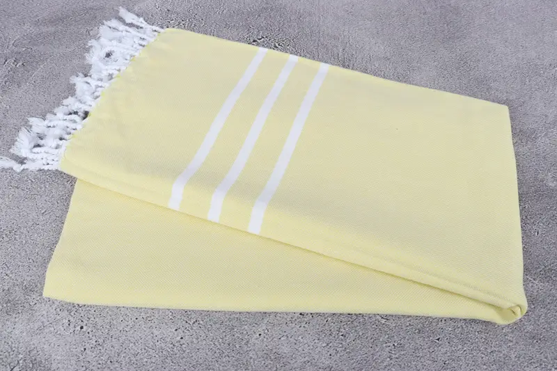 Valentines Gift, 70x40 Cotton Striped Towel, Sand-resistant Turkish towel for the beach, Best Beach Towel, Wedding Gifts Towel, Handmade Gift - 6