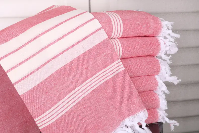 Scarf Towel, Personalized Gifts, Wedding Gift For Bride, Custom Wedding Gifts, Monogram Turkish Bath Towel, Cotton towel, 68x36 Cotton Striped Towel - 1