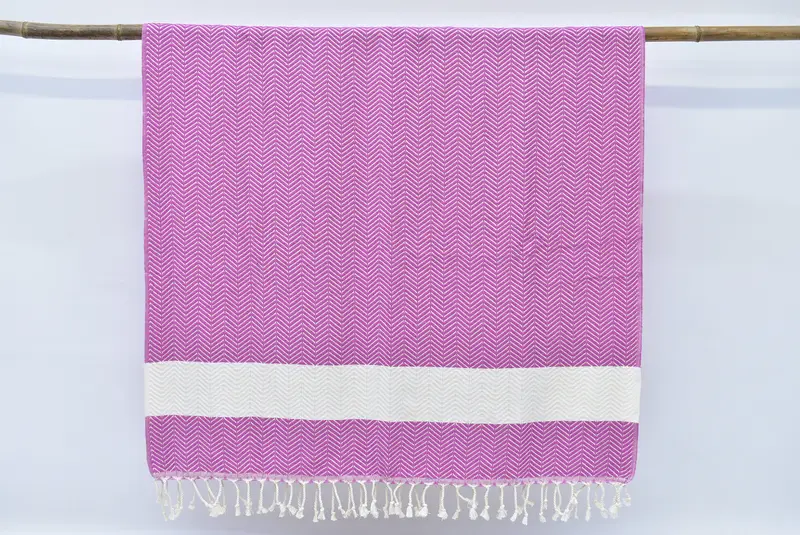 Bridesmaid Gifts Personalized, Turkish beach towel, 70x40 Cotton Chevron Towel, Hammam towel, Cute Beach Towel, Luxury Beach Towel, Gift For Her - 5