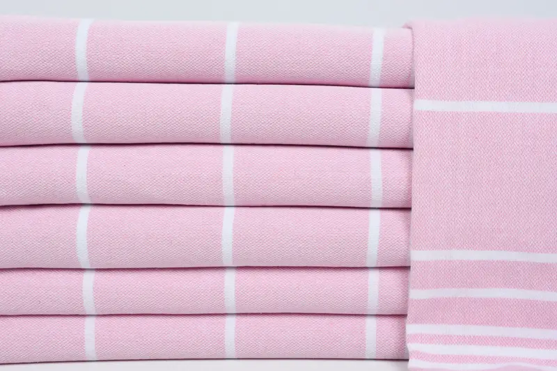 Wedding Anniversary Gift, Small Bath Towels, Housewarming Gift, Home Gift, Turkish Hand Towel, 38x18 Cotton Striped Towel, Personalized Gift - 1