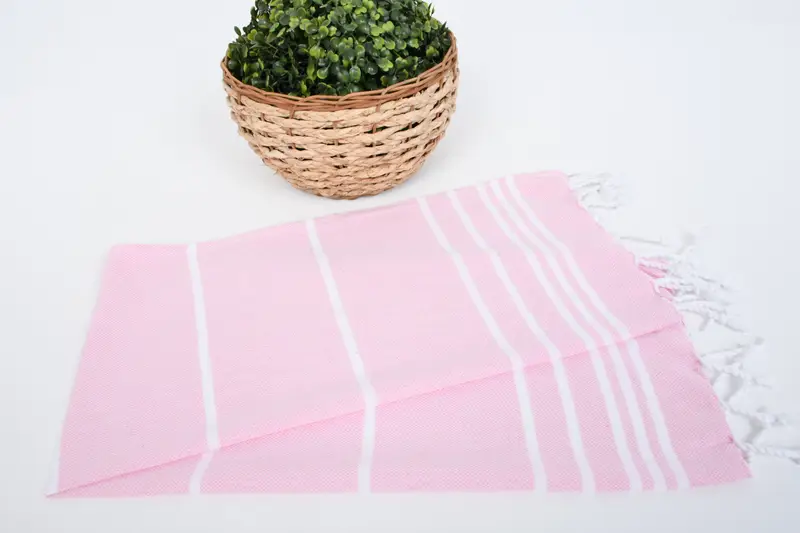 Wedding Anniversary Gift, Small Bath Towels, Housewarming Gift, Home Gift, Turkish Hand Towel, 38x18 Cotton Striped Towel, Personalized Gift - 4