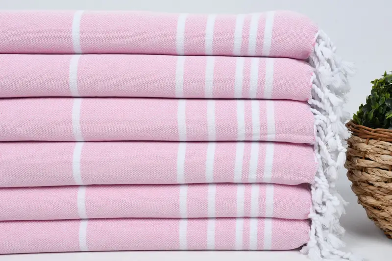Wedding Anniversary Gift, Small Bath Towels, Housewarming Gift, Home Gift, Turkish Hand Towel, 38x18 Cotton Striped Towel, Personalized Gift - 2