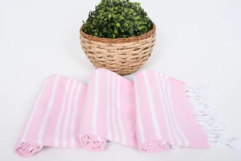 Wedding Anniversary Gift, Small Bath Towels, Housewarming Gift, Home Gift, Turkish Hand Towel, 38x18 Cotton Striped Towel, Personalized Gift - 8