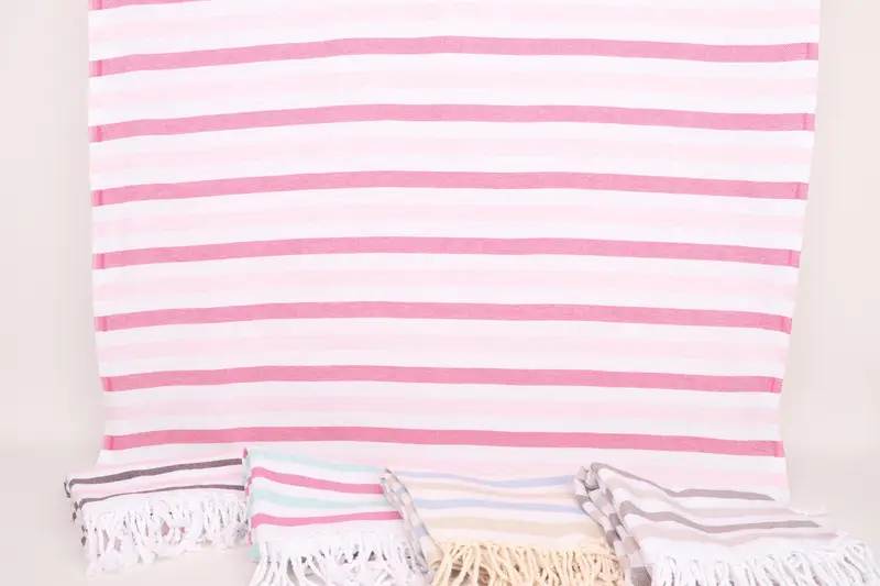 Sand-free towel, Turkish Beach Towel Monogram, Customized Towels, Turkish Towel USA, 70x40 Cotton Striped Towel, Bridesmaid Gift Towel, Scarf Towel - 8