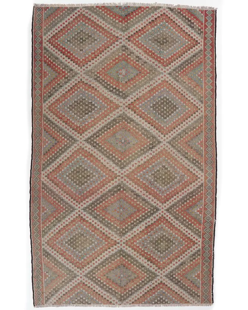 Kahverengi Halı, 5,7x9,5 ft Sağlam Elegance