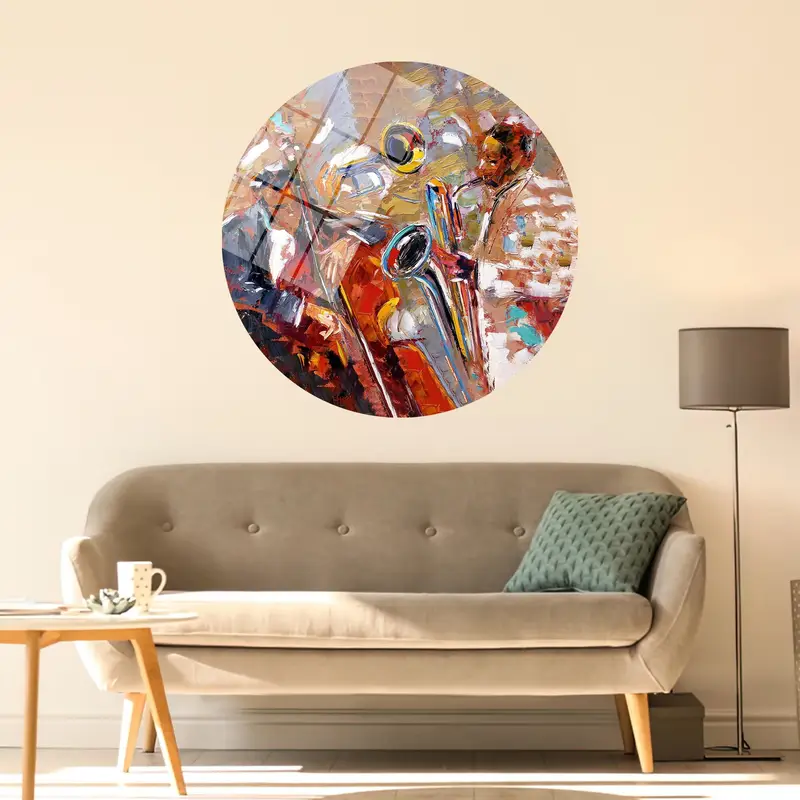 エレガントなジャズ ミュージック キャンバス: ミュージシャンへの鮮やかなトリビュート