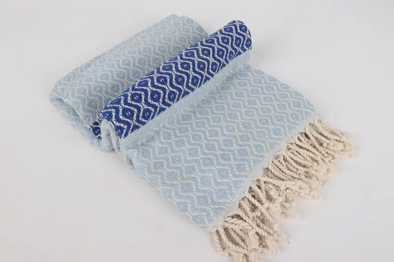 70x40 Cotton Striped Towel, Sand-resistant towel, Handmade Gift, Valentines Day Gift For Him, Bridesmaid Towel, Personalized Turkish Towel - 6