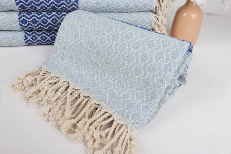 70x40 Cotton Striped Towel, Sand-resistant towel, Handmade Gift, Valentines Day Gift For Him, Bridesmaid Towel, Personalized Turkish Towel - 4