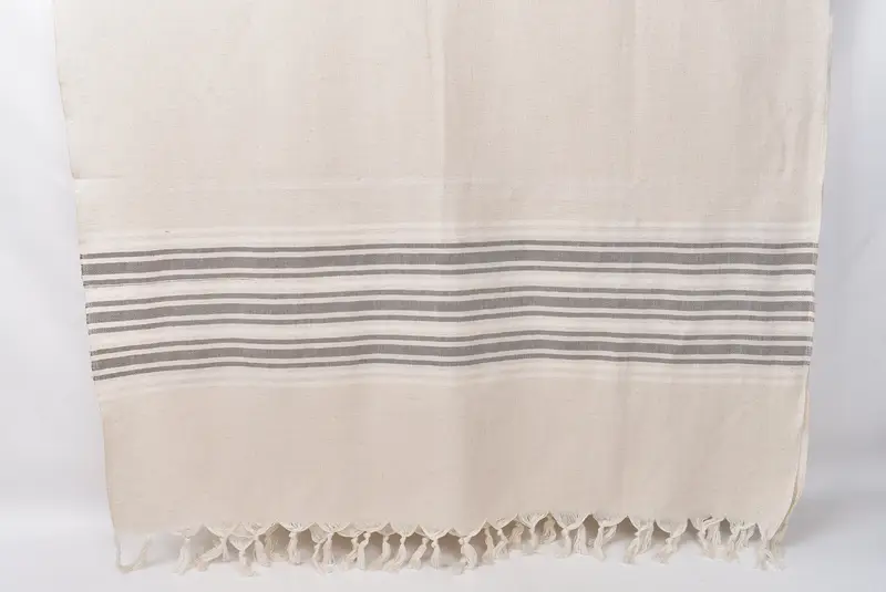 70x40 Linen Striped Towel, Employee Gifts, Embroidered Towel, Travel towel, Wedding Gifts Towel, Eco-friendly Turkish towel for home and travel - 8
