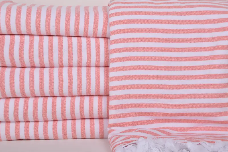 Best Beach Towel, 70x36 Cotton Terry Striped Towel, Turkish Towel Personalized, Baby Boy Gift, Personalized Bridesmaid Gift, Bridesmaid Gifts - 1