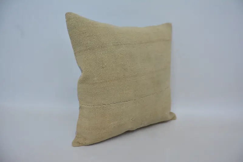 16x16 Beige Pillow Sham, Antique Pillows, Pillow, Chair Pillow Case, Turkish Pillow, Comfy Throw Pillow Cover, Turkish Kilim Pillow - 3
