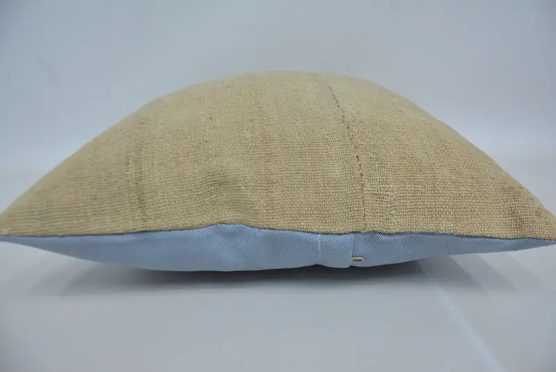 16x16 Beige Pillow Sham, Antique Pillows, Pillow, Chair Pillow Case, Turkish Pillow, Comfy Throw Pillow Cover, Turkish Kilim Pillow - 5