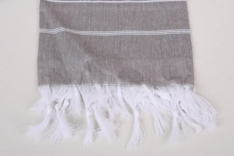 Absorbent Turkish towel, Turkish fouta towel for outdoor use, Gift For Her, Summer Towel, 70x40 Cotton Set of 8 Towel, Handmade Gift, Hammam towel - 3
