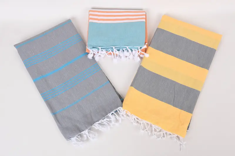 Absorbent Turkish towel, Turkish fouta towel for outdoor use, Gift For Her, Summer Towel, 70x40 Cotton Set of 8 Towel, Handmade Gift, Hammam towel - 6