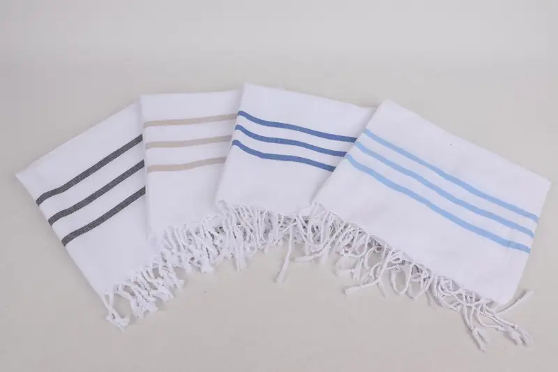 Unique Gift, Bridesmaid Gift, Bathroom Towels, Wedding Gift, Kitchen Towel, Custom Wedding Gift From Bridesmaid, 40x18 Cotton Striped Towel - 2