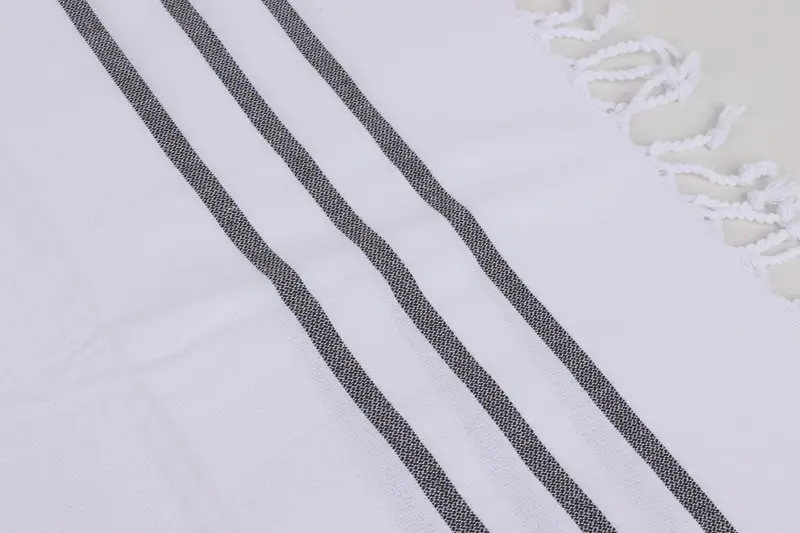 Unique Gift, Bridesmaid Gift, Bathroom Towels, Wedding Gift, Kitchen Towel, Custom Wedding Gift From Bridesmaid, 40x18 Cotton Striped Towel - 4