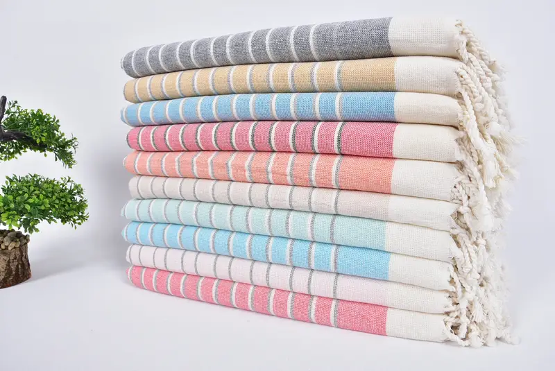 68x40 Cotton Striped Terry Towel, Turkish Towel Beach, Bachelor Bachelorette Party Favors, Personalized Bridesmaid Gift, Best Friend Gift Ideas - 3