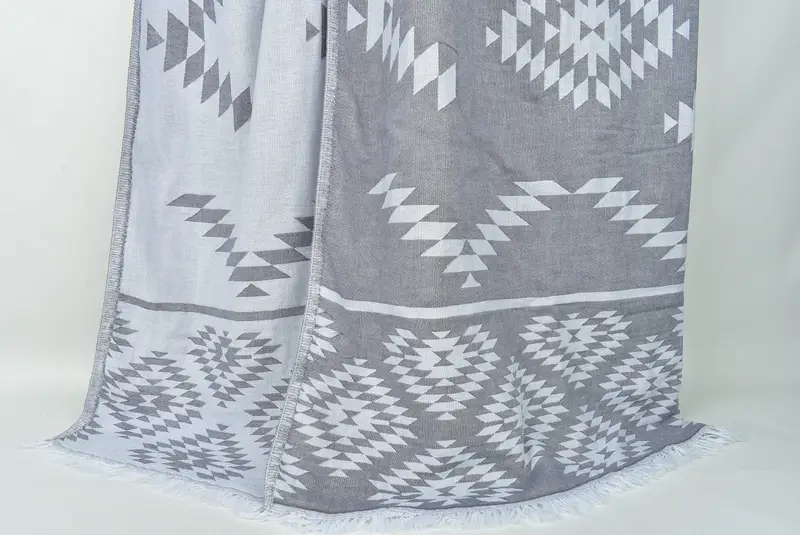 Tablecloth, Wedding Favors, Customized Throw Blankets, Personalized Gifts, Turkish Throw Blanket, 84x56 Cotton Kilim Towel, Beach Wedding Favor - 8