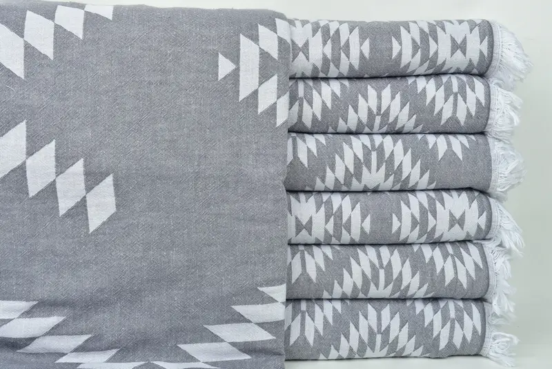 Tablecloth, Wedding Favors, Customized Throw Blankets, Personalized Gifts, Turkish Throw Blanket, 84x56 Cotton Kilim Towel, Beach Wedding Favor - 2