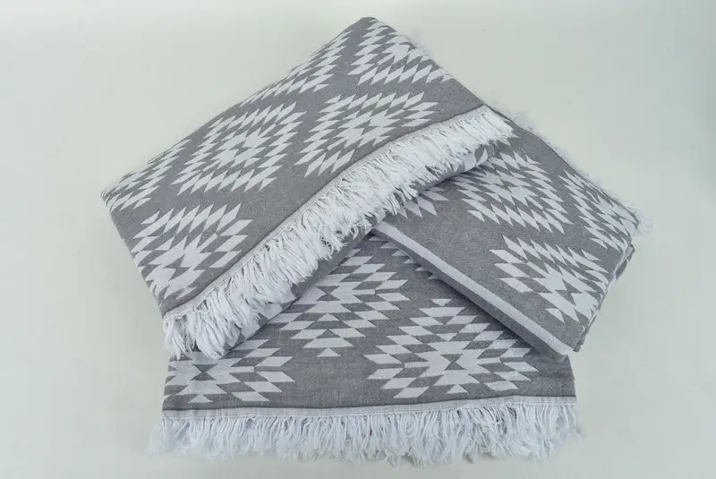 Tablecloth, Wedding Favors, Customized Throw Blankets, Personalized Gifts, Turkish Throw Blanket, 84x56 Cotton Kilim Towel, Beach Wedding Favor - 7