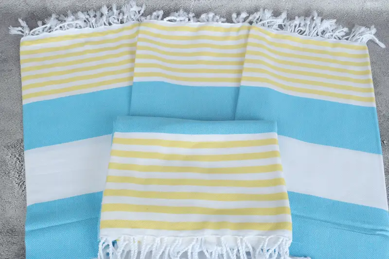 Luxury towel, Wedding Shower Gift, Bath towel, Custom Wedding Gifts, Florida Bachelorette Party Favors, 70x40 Cotton Striped Towel, Beach Size Towel - 4