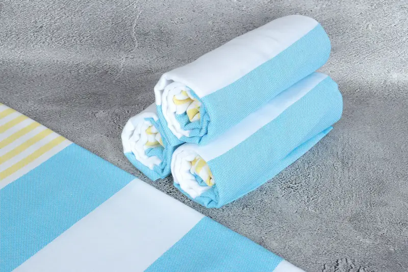 Luxury towel, Wedding Shower Gift, Bath towel, Custom Wedding Gifts, Florida Bachelorette Party Favors, 70x40 Cotton Striped Towel, Beach Size Towel - 8