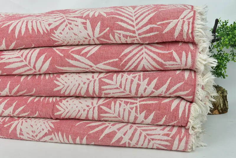 100x80 Cotton Floral Patterned Towel, Bachelorette Gifts, Turkish Blanket, Custom Shower Curtain, Gift For Coworker, Personalized Blanket - 4