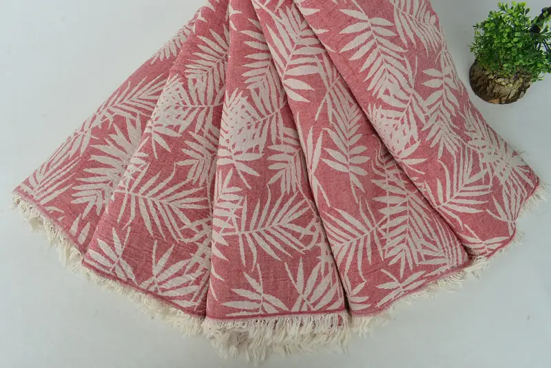 100x80 Cotton Floral Patterned Towel, Bachelorette Gifts, Turkish Blanket, Custom Shower Curtain, Gift For Coworker, Personalized Blanket - 5