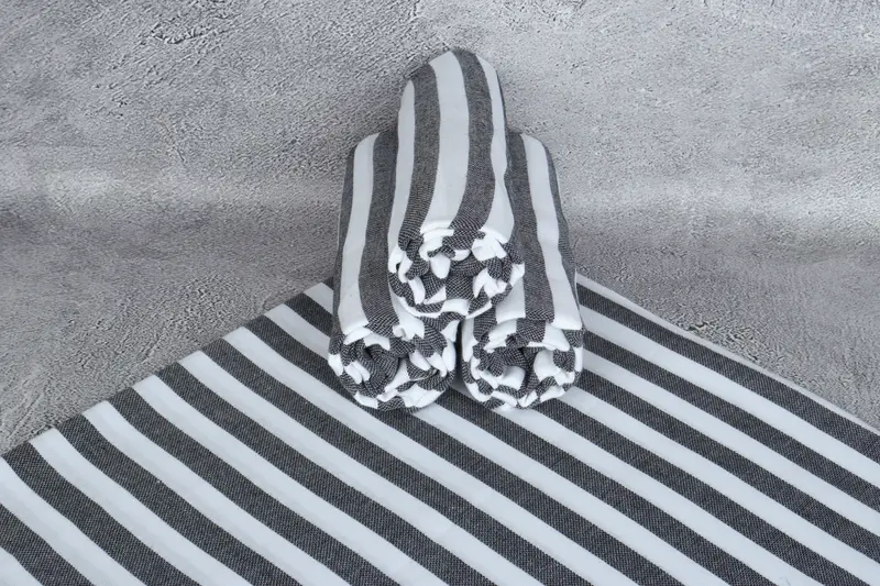 Bachelorette Party Items, Bachelor Bachelorette Party Favors, 70x40 Cotton Striped Towel, Turkish bath towel, Personalize Gift, Quick-dry towel - 7
