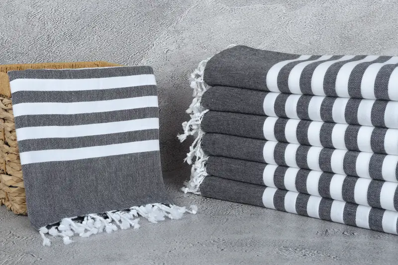 Bachelorette Party Items, Bachelor Bachelorette Party Favors, 70x40 Cotton Striped Towel, Turkish bath towel, Personalize Gift, Quick-dry towel - 3